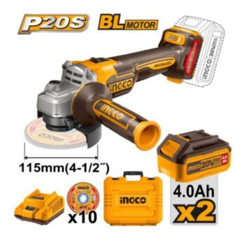 CAGLI211542 Cordless Angle Grinder Kit